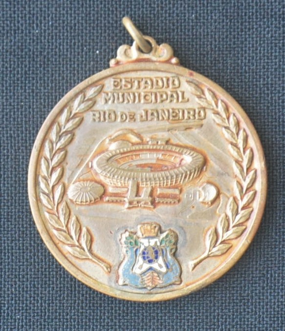 Rara medalha comemorativa da Copa do Mundo de 1950 - Es