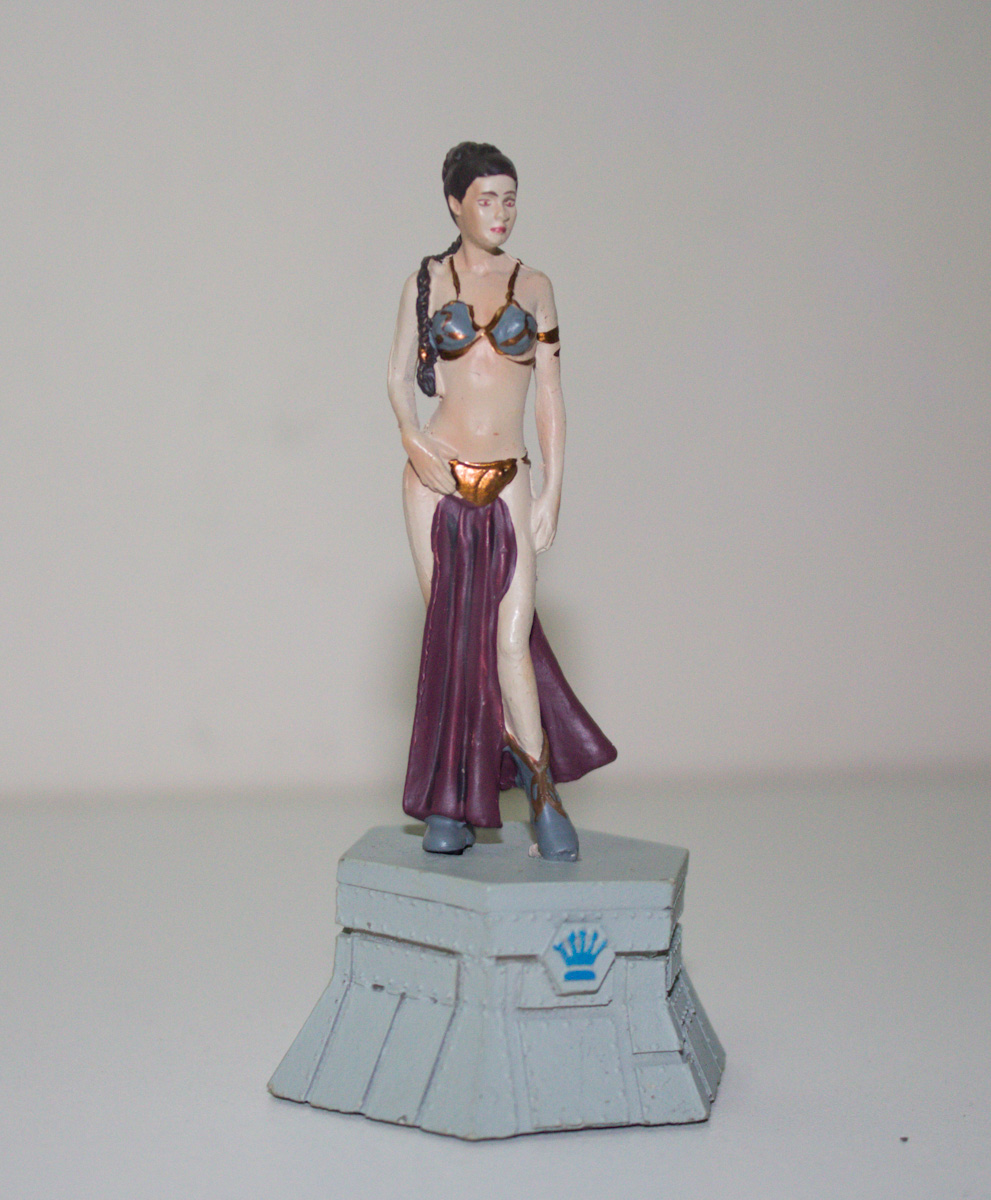 Miniatura - Princesa Leia - Coleção xadrez Star Wars 