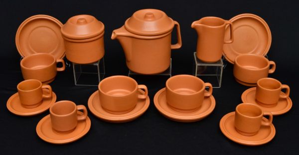 Conjunto de xícaras e bule de porcelana para chá ou café 15 peças