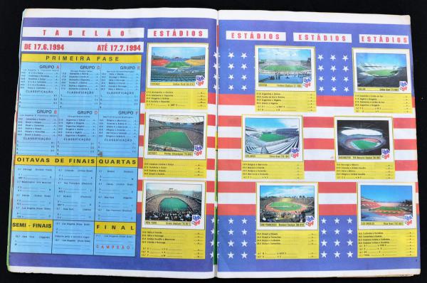 Álbum Copa do Mundo 1994 – Editora Panini – Museu da Copa