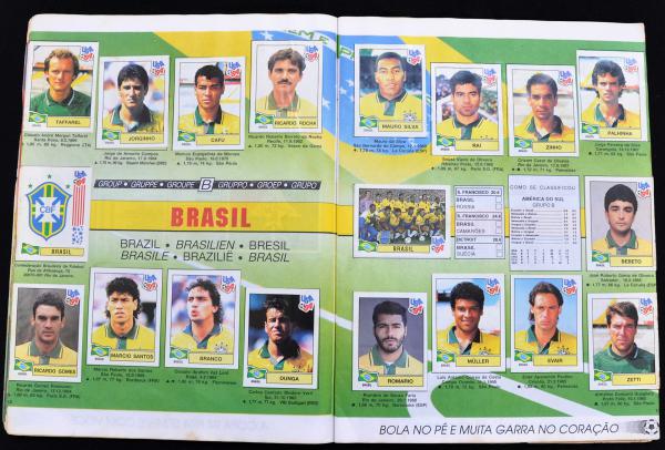 Álbum de Figurinhas – Copa Do Mundo 1994 – Completo e Colado