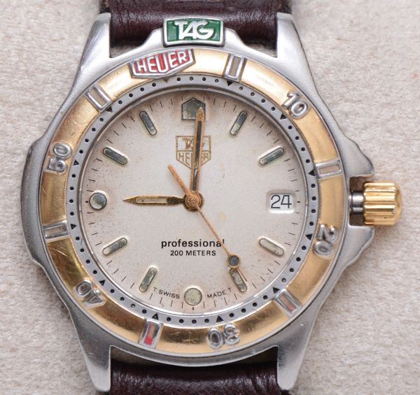 relogio tag heuer professional 200m