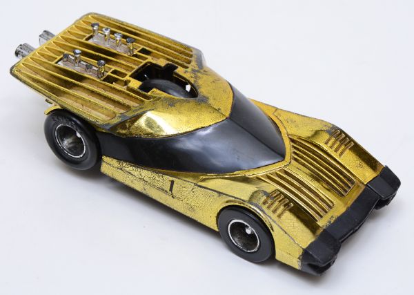 Brinquedo Português antigo carro de corrida em folha/chapa : Mercador do  Tempo