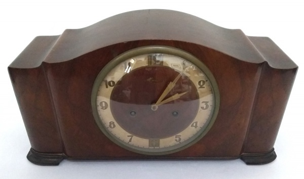 Relógios de mesa e secretária - Relógio de xadrez - Latão, Madeira, Vidro -  1960-1970 - Catawiki