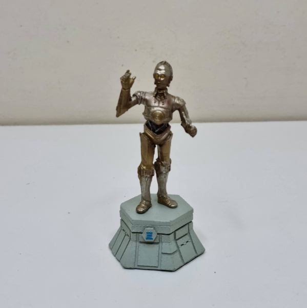 C-3po C3po Xadrez Star Wars Miniatura Coleção