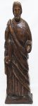 Imagem de madeira representando São José. Alt. 49,5cm