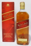 Johnnie Walker, Scoth whisky - Red Label com 1 litro, na caixa original e sem uso.