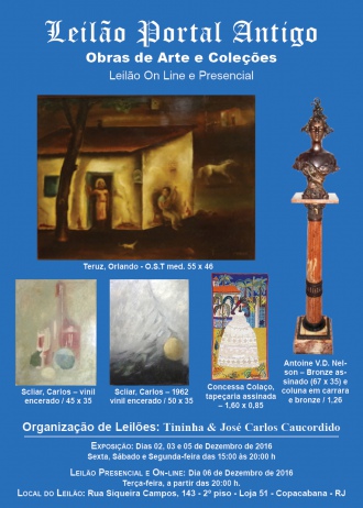 Leilão Portal Antigo - Obras de Arte e Coleções - On Line e Presencial