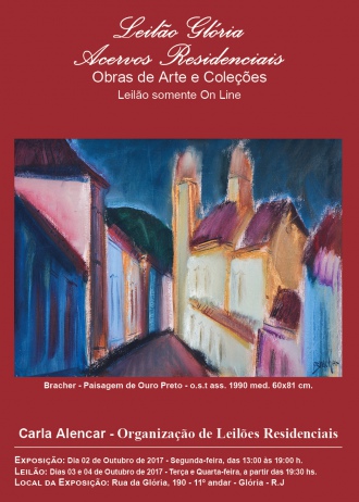 Leilão Glória - Acervos Residenciais - Obras de Arte e Coleções